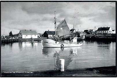 Læsø. Vesterø Havn. Stenders no. 95255.
