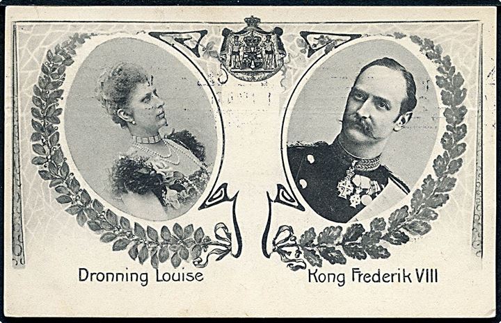 Kong Fr. VIII og Dronning Louise. Stenders no. 4985.