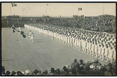 Dybbøl, Nordisk Gymnastikstævne på Kongeskansen 1928. Fotokort no. 39.