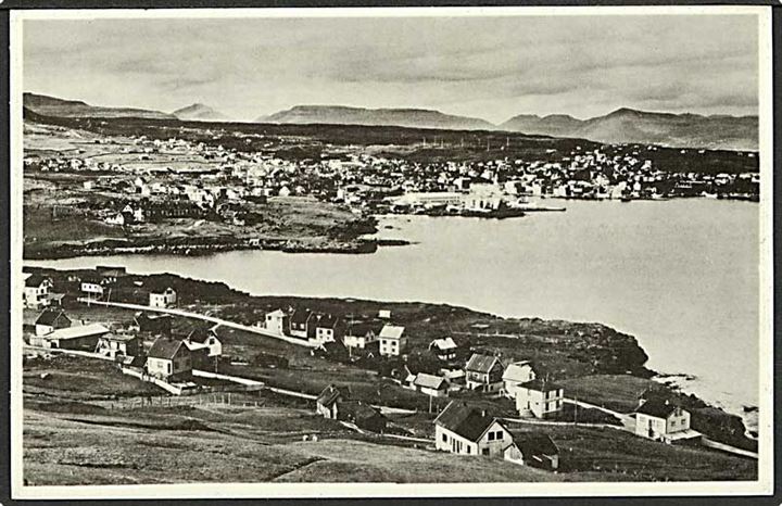 Udsigt over Tórshavn. H.N. Jacobsen/Stenders no. 98170.