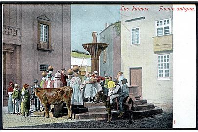Spanien, Las Palmas, Fuente antigua. No. 7896.