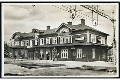 Sverige. Gällivare Järnvägsstation. Fotokort Karl Böhlin u/no.