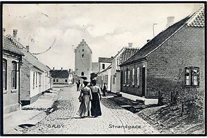 Sæby. Strandgade. Stenders no. 13196.