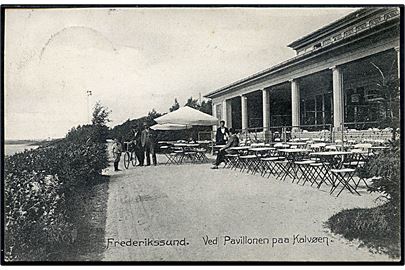 Frederikssund. Ved Pavillonen på Kalvøen. Stenders no. 6378.