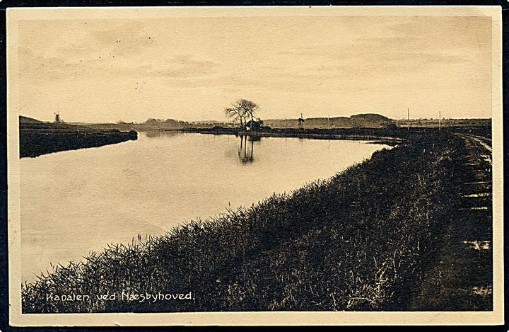 Odense, Kanalen ved Næsbyhoved. Stenders no. 27947.