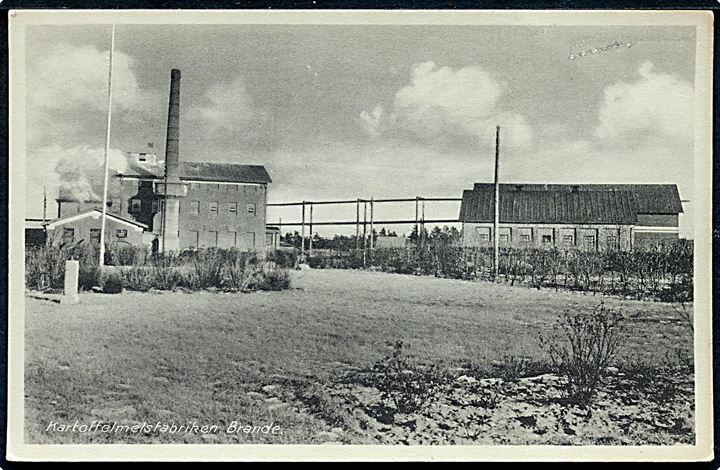 Brande. Kartoffelmels fabrikken. C.J. Christensen no. 2688.