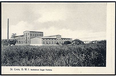 D.V.I. St. Croix. Bethlehem Sugar Factory. J. Niles serie A. 