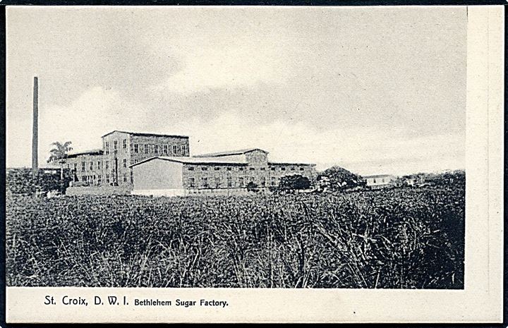 D.V.I. St. Croix. Bethlehem Sugar Factory. J. Niles serie A. 