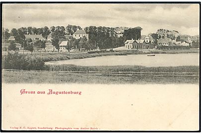Hilsen fra Augustenborg. F.C. Eggert u/no.