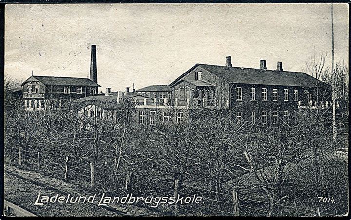 Ladelund Landbrugsskole. No. 7014.