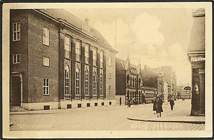Nationalbanken i Jernbanegade, Kolding. Stenders Kolding no. 97.