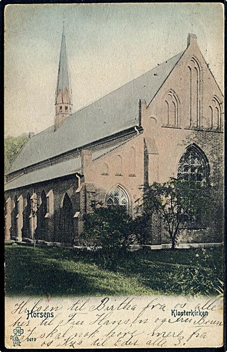 Horsens kloster kirke. P. Alstrup no. 2479.
