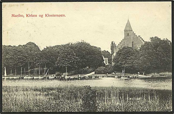 Kirken og Klostersøen i Maribo. W. & M. no. 579.