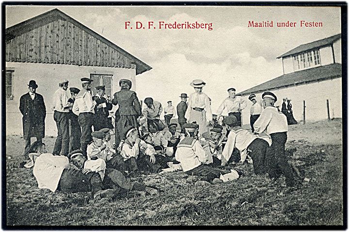 Frederiksberg F.D.F., Maaltid under Festen. U/no.  Kvalitet 9