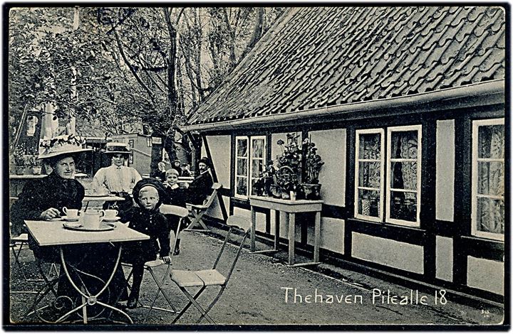Pile Allé 18, Krøyers have - “Thehaven”. U/no. Kvalitet 8