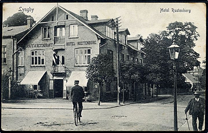 Lyngby, Hotel “Rustenborg”. P. Alstrup no. 1701. Kvalitet 7