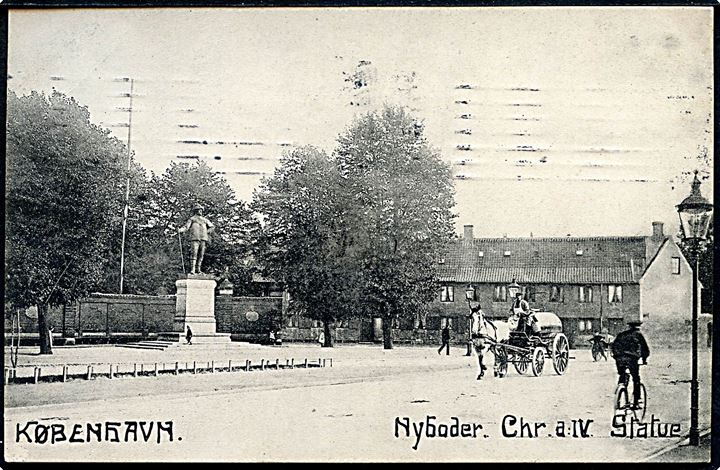 Nyboder med Chr. IV statue. Dansk Industri no. 2. Kvalitet 7