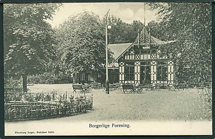 Borgerlige Forening i Nakskov. Flensborg no. 2452.