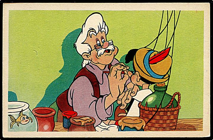 Walt Disney: ELMO u/no. Pinocchio og Geppetto. Kvalitet 7