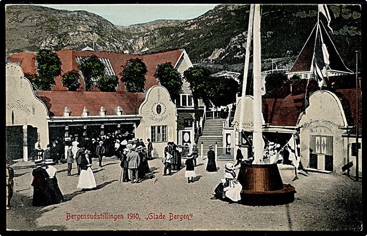 Bergen, udstillingen “Glade Bergen” 1910.Brundtland no. 4. Kvalitet 8