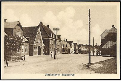 Stationsbyen Brænderup. Stenders no. 60729.