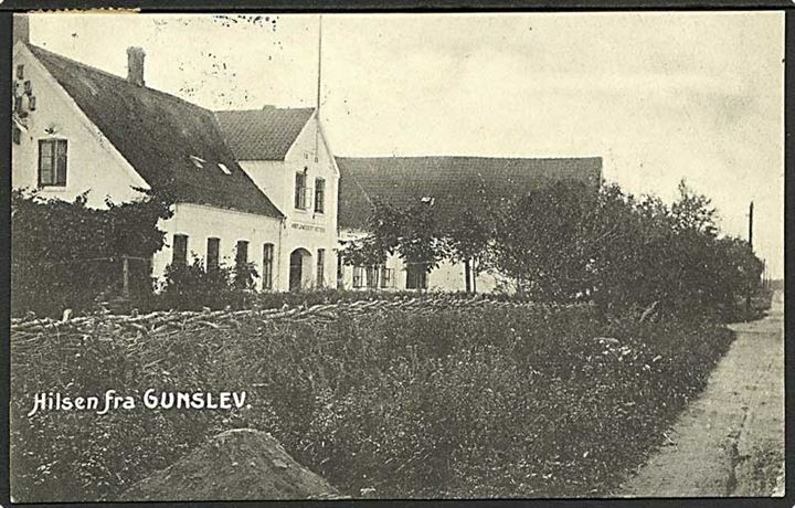 Hilsen fra Gundslev. Bruun no. 1002.