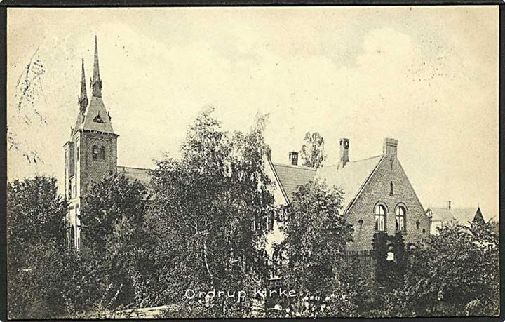 Ordrup Kirke. Stenders no. 10951.