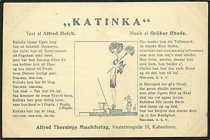 Katinka af A. Holck. A. Thorsing no. 693.