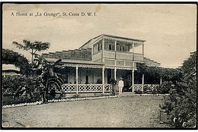 D.V.I. St. Croix. A Home at La Grange. R.D. Benjamin u/no. Svag fold.