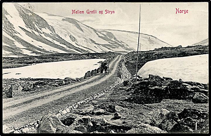 Norge. Mellem Grotti og Stryn. Mitte & Co. no. 705.