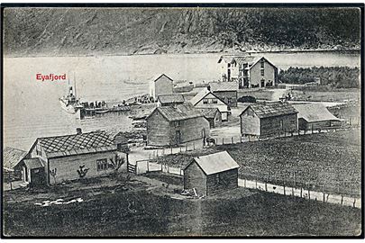 Island, Eyafjord med dampskib. C. A. Erichsen no. 60.