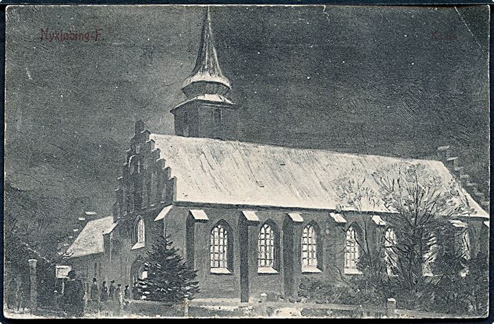 Nykøbing Falster kirke. Emil Petersen u/no.