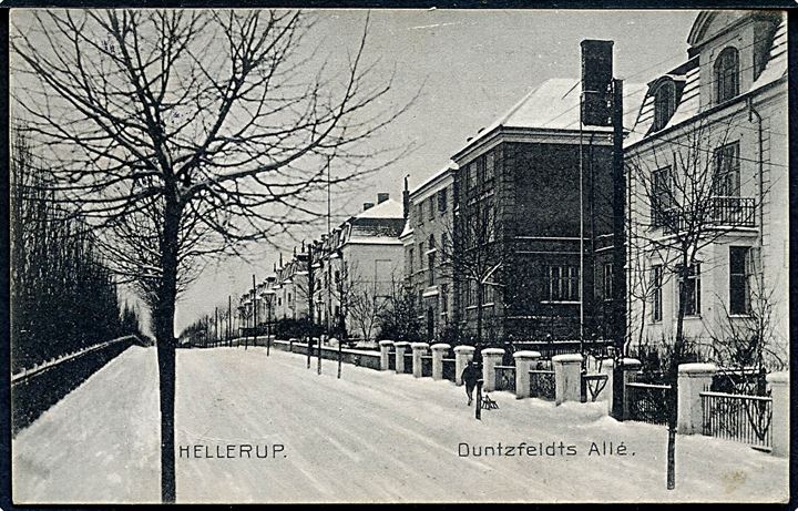 Hellerup. Duntzfeldts Allé. V. Tillings no. 11583.