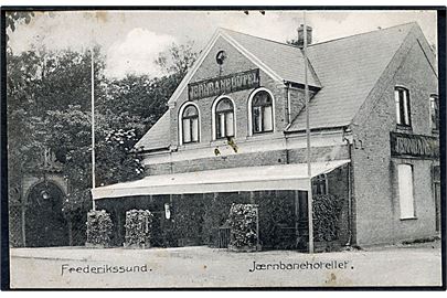 Frederikssund, Jernbanehotellet. Stenders no. 6391.