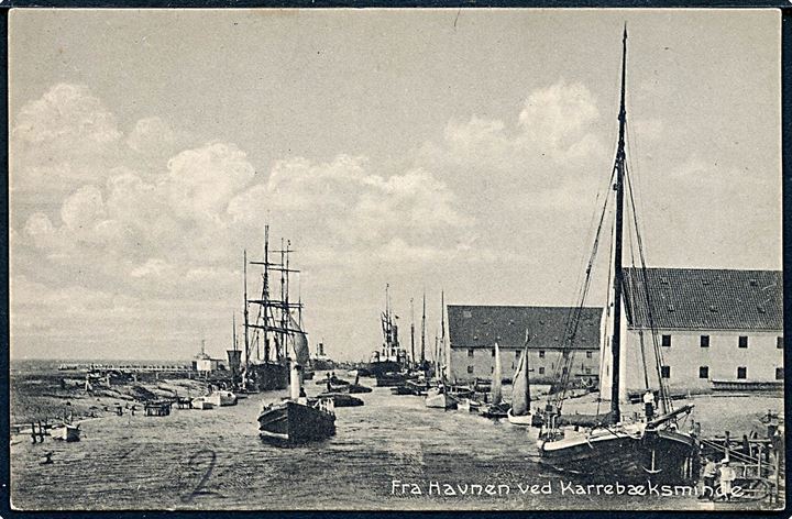 Karrebæksminde, Havnen. E. Larsen Demuth no. 36862.