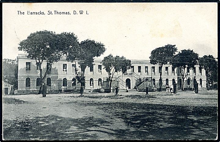 D.V.I., St. Thomas. The Barracks. Lightbourn’s West India Series u/no.