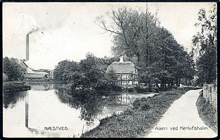 Næstved. Aaen ved Herlufsholm. Stenders no. 13292.