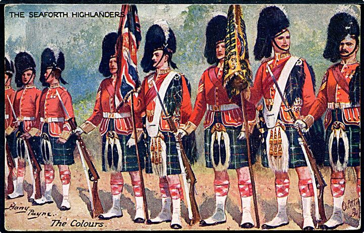 Harry Payne: The Seaforth Highlanders. Tuck no. 9885.