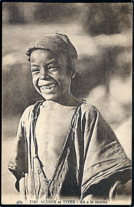 Indfødt dreng fra Nordafrika. No. 1146.
