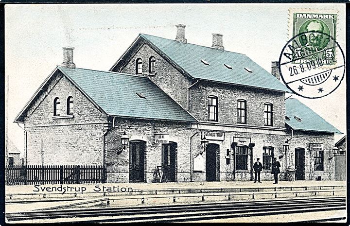 Svendstrup station. Stenders no. 4085