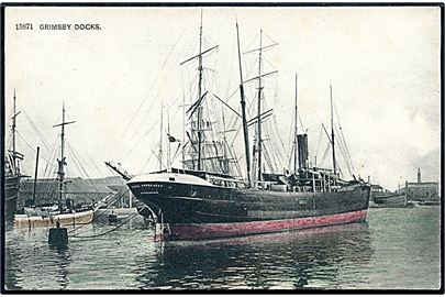Pawel Andrejeff, S/S, Dansk-Russisk D/S A/S i Grimsby Docks, England. No. 15781.