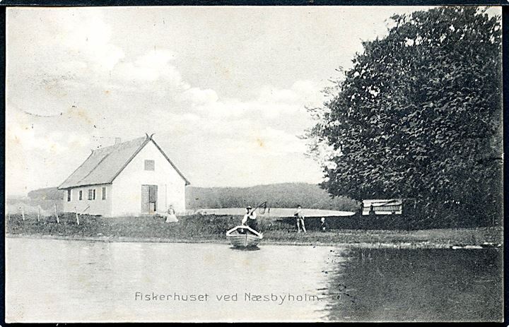 Næsbyholm, fiskerhuset. A. Clausen no. 11560.