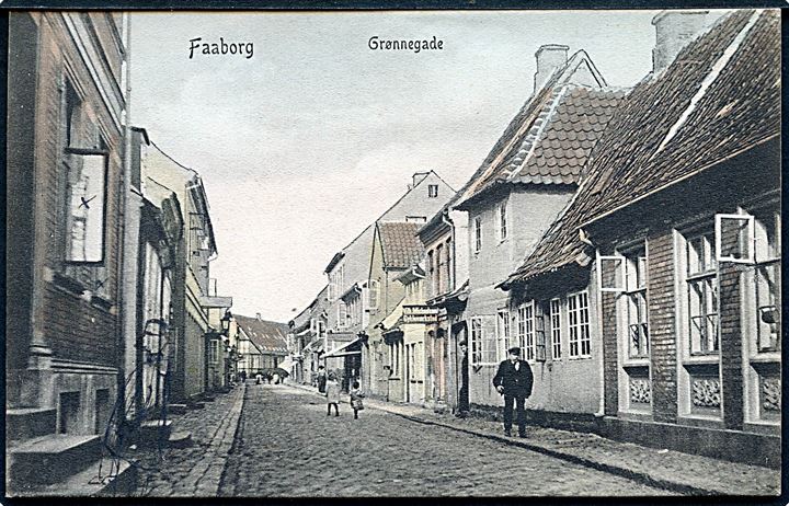Faaborg, Grønnegade. P. Alstrup no. 3882.