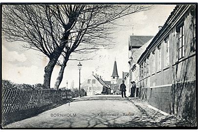 Rønne, Kapelstræde. F. Sørensen no. 4954.