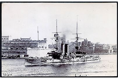 HMS Goliath ved Malta 1910. U/no.