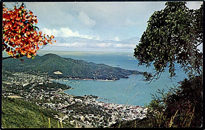 St. Thomas, Virgin Island. Udsigt. V.I. Card Co. no. P76353.