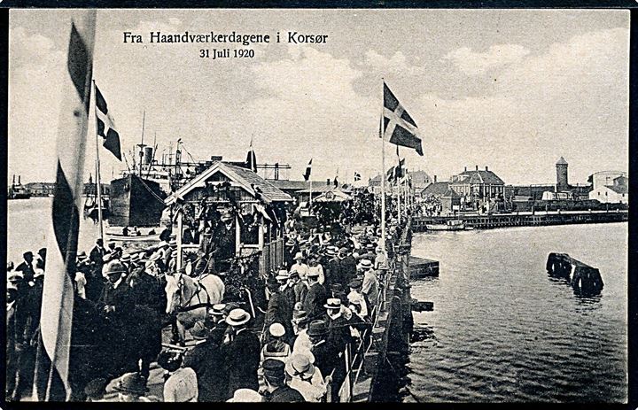 Korsør, Haandværkerdagene d. 31.7.1920. H. P. Jensen no. 20 40270.