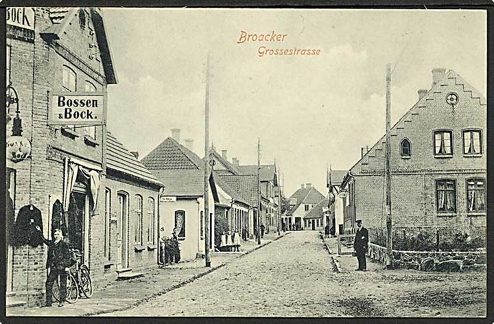 Parti fra Storegade i Broager. T. Lau no. 101.