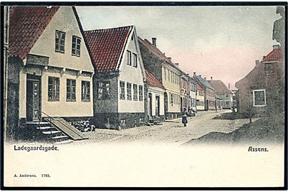 Assens, Ladegaardsgade. A. Andersen no. 1763.