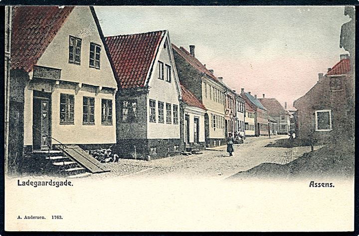 Assens, Ladegaardsgade. A. Andersen no. 1763.